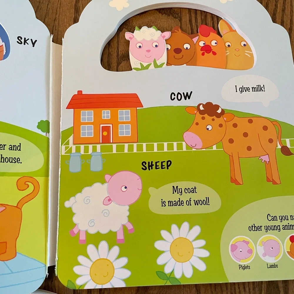 Kids Learning Toys Interactive Baby Toddler Board Books Bundle of 3